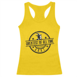 Funny Cool Goat With Sunglasses Racerback Tank Top Animal Lover Farm Gift TS12 Daisy Print Your Wear