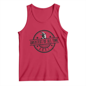 Funny Cool Goat With Sunglasses Tank Top Animal Lover Farm Gift TS12 Red Print Your Wear