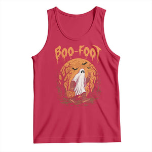 Funny Boo Foot Bigfoot Halloween Tank Top Spooky Ghost Pumpkin Night