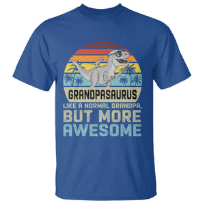 Vintage Grandpasaurus T Shirt Like A Normal Grandpa But More Awesome
