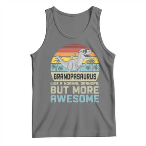 Vintage Grandpasaurus Tank Top Like A Normal Grandpa But More Awesome