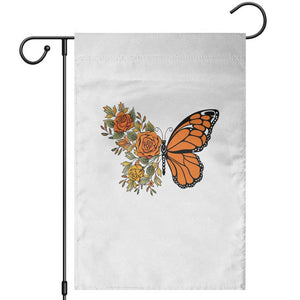 Floral Monarch Butterfly Botanical Garden Flag Nature Lover Gift