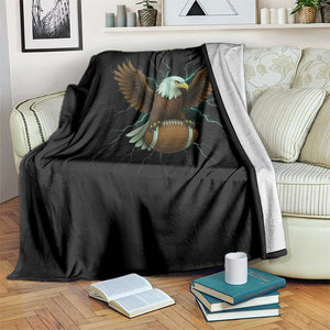 Lightning Eagle Lover Throw Blanket Sport Lover Gift TS12 Print Your Wear