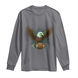 Lightning Eagle Lover Long Sleeve Shirt Sport Lover Gift TS12 Charcoal Print Your Wear