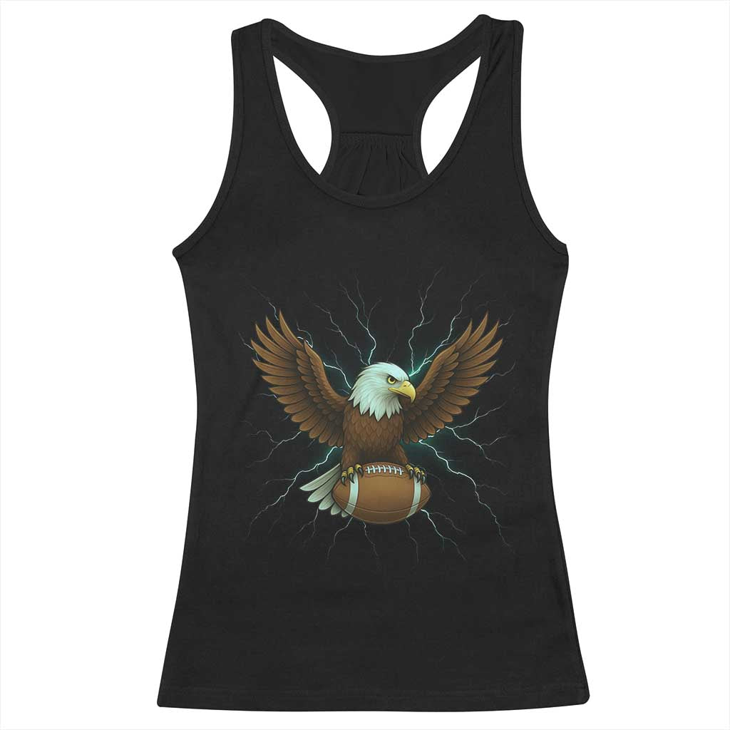 Lightning Eagle Lover Racerback Tank Top Sport Lover Gift TS12 Black Print Your Wear