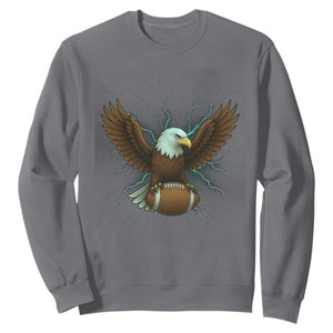 Lightning Eagle Lover Sweatshirt Sport Lover Gift TS12 Charcoal Print Your Wear