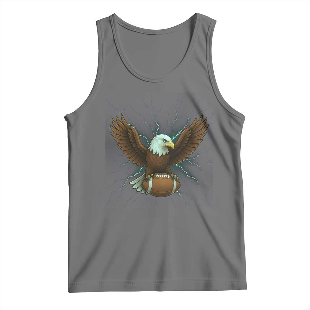 Lightning Eagle Lover Tank Top Sport Lover Gift TS12 Black Heather Print Your Wear