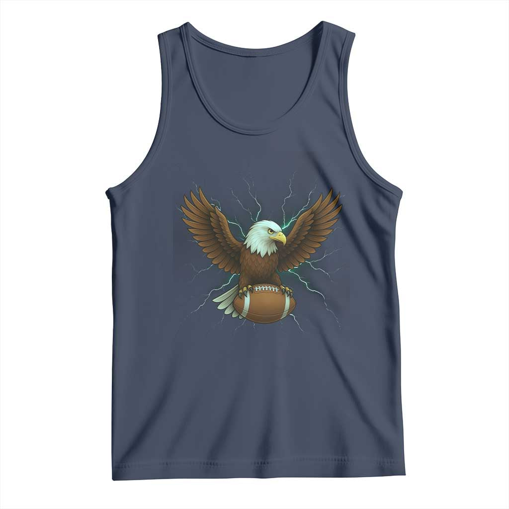 Lightning Eagle Lover Tank Top Sport Lover Gift TS12 Navy Print Your Wear