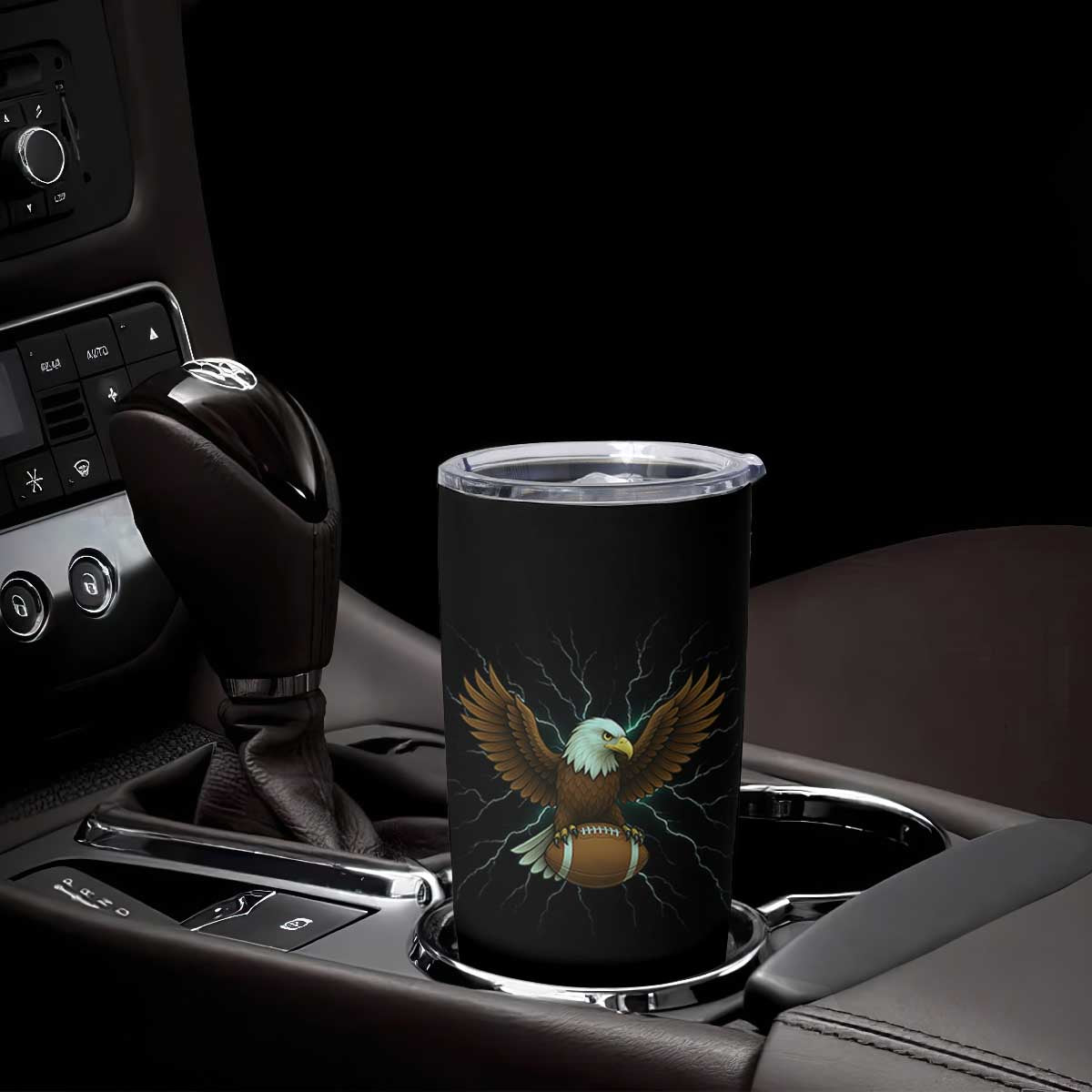 Lightning Eagle Lover Tumbler Cup Sport Lover Gift TS12 Print Your Wear