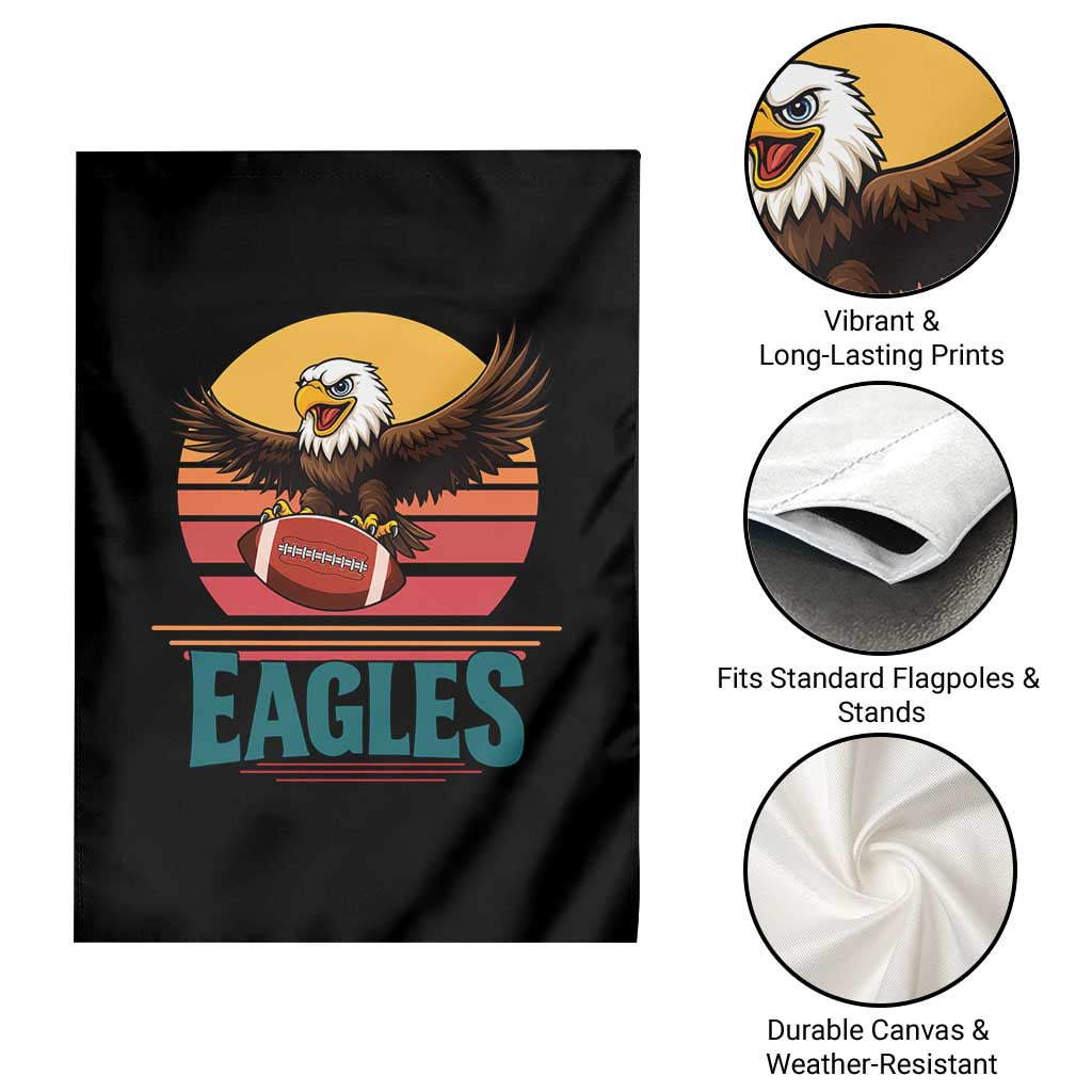 Funny EFF Retro Vintage Style Football Lover Gift Garden Flag TS12 Print Your Wear