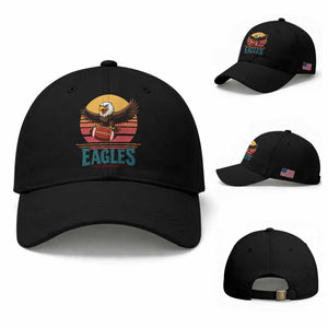 Funny EFF Retro Vintage Style Football Lover Gift Baseball Cap TS12 Baseball Cap Universal Fit Black Print Your Wear
