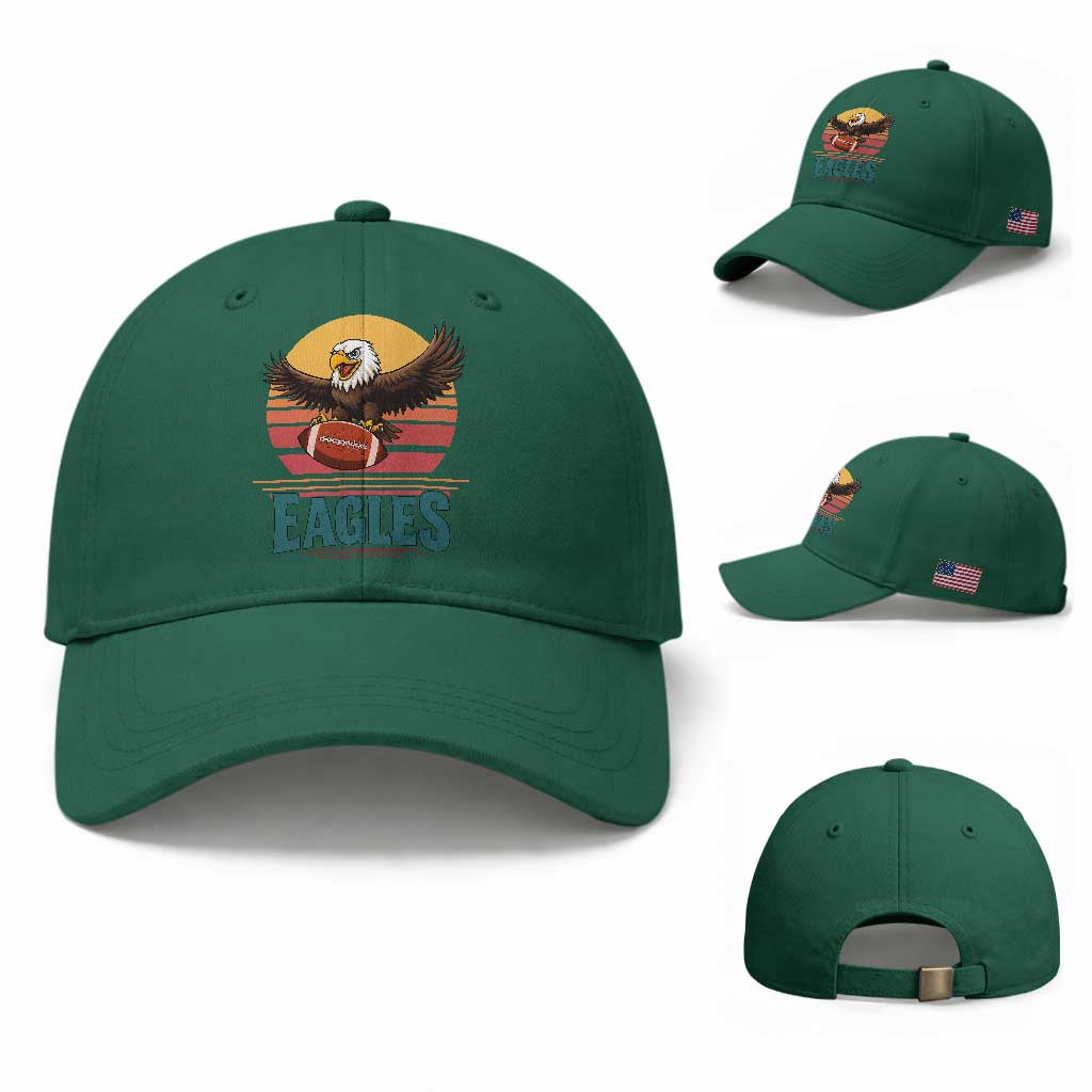 Funny EFF Retro Vintage Style Football Lover Gift Baseball Cap TS12 Baseball Cap Universal Fit Irish Green Print Your Wear