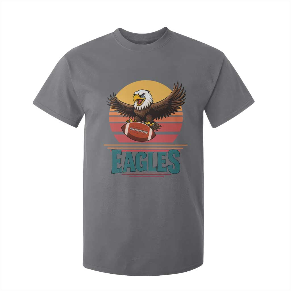 Funny EFF Retro Vintage Style Football Lover Gift T Shirt For Kid TS12 Charcoal Print Your Wear