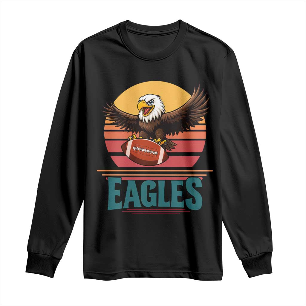 Funny EFF Retro Vintage Style Football Lover Gift Long Sleeve Shirt TS12 Black Print Your Wear