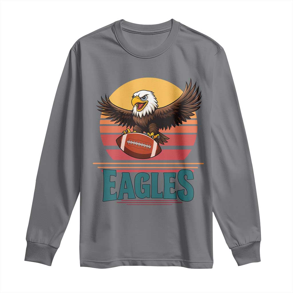 Funny EFF Retro Vintage Style Football Lover Gift Long Sleeve Shirt TS12 Charcoal Print Your Wear