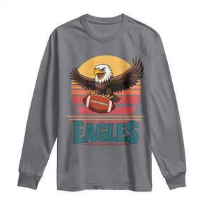 Funny EFF Retro Vintage Style Football Lover Gift Long Sleeve Shirt TS12 Charcoal Print Your Wear