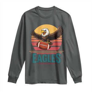 Funny EFF Retro Vintage Style Football Lover Gift Long Sleeve Shirt TS12 Dark Heather Print Your Wear