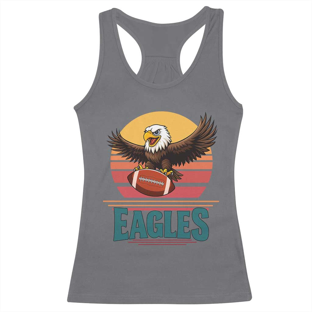 Funny EFF Retro Vintage Style Football Lover Gift Racerback Tank Top TS12 Charcoal Print Your Wear