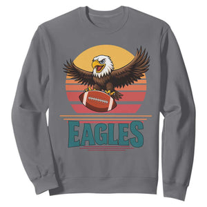 Funny EFF Retro Vintage Style Football Lover Gift Sweatshirt TS12 Charcoal Print Your Wear