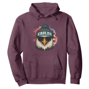 Patriotic PFE American Flag Pride Gift Hoodie TS12 Maroon Print Your Wear