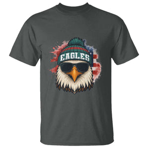 Patriotic PFE American Flag Pride Gift T Shirt TS12 Dark Heather Print Your Wear