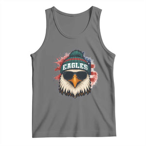 Patriotic PFE American Flag Pride Gift Tank Top TS12 Black Heather Print Your Wear