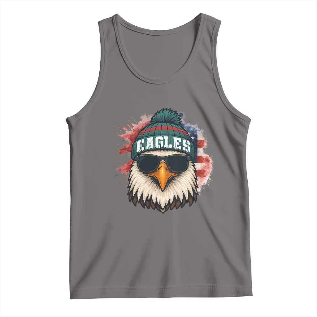 Patriotic PFE American Flag Pride Gift Tank Top TS12 Deep Heather Print Your Wear
