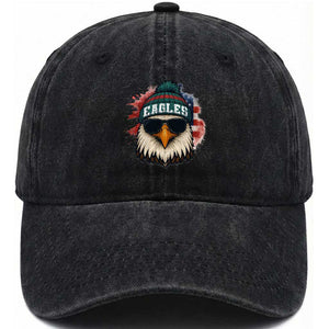 Patriotic PFE American Flag Pride Gift Washed Cotton Baseball Cap TS12 Print Your Wear