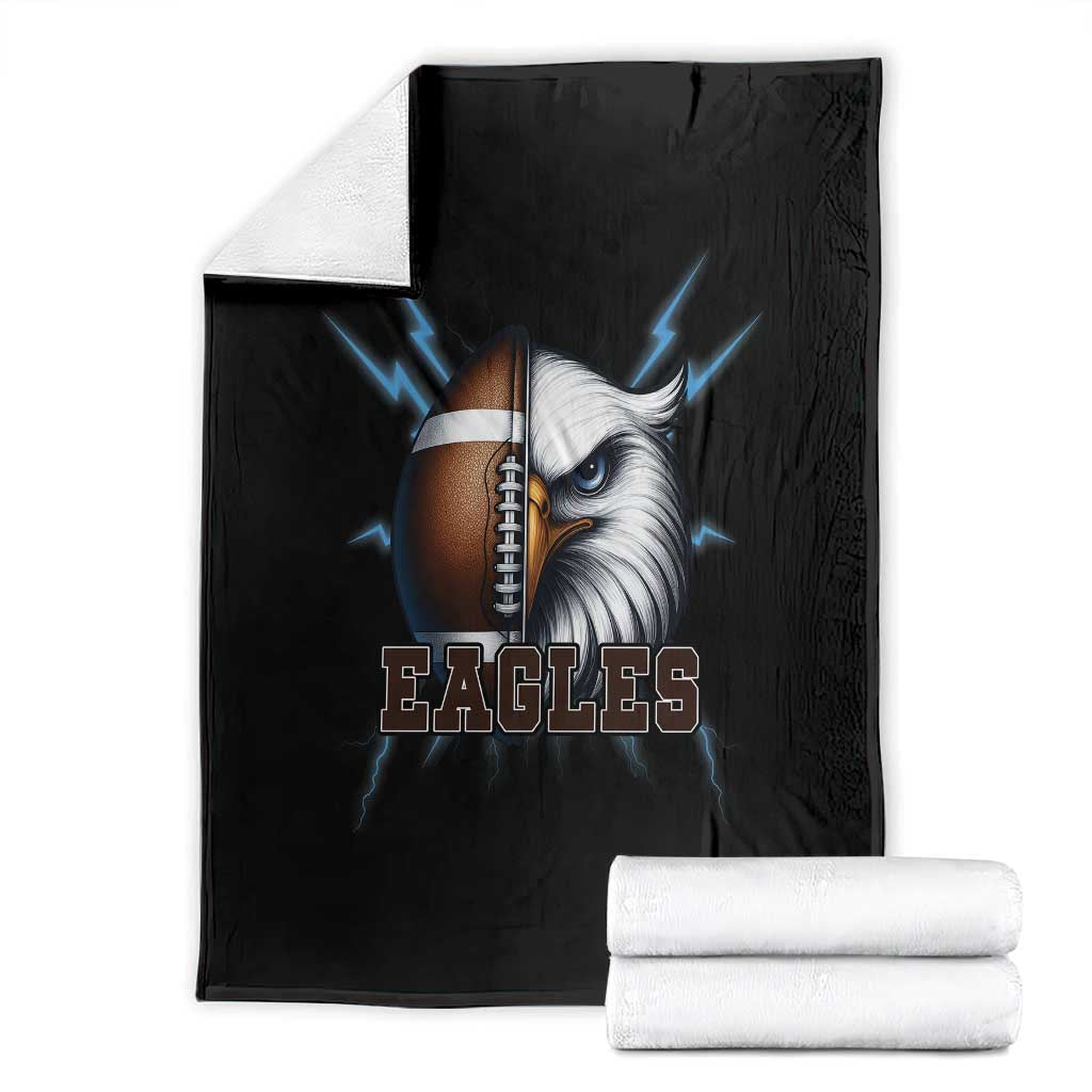 EF Power PFE Game Day Sports Fan Gift Throw Blanket TS12 Black Print Your Wear