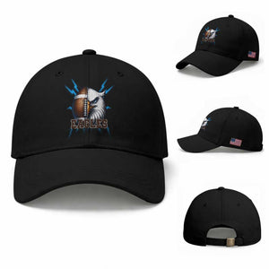 EF Power PFE Game Day Sports Fan Gift Baseball Cap TS12 Baseball Cap Universal Fit Black Print Your Wear