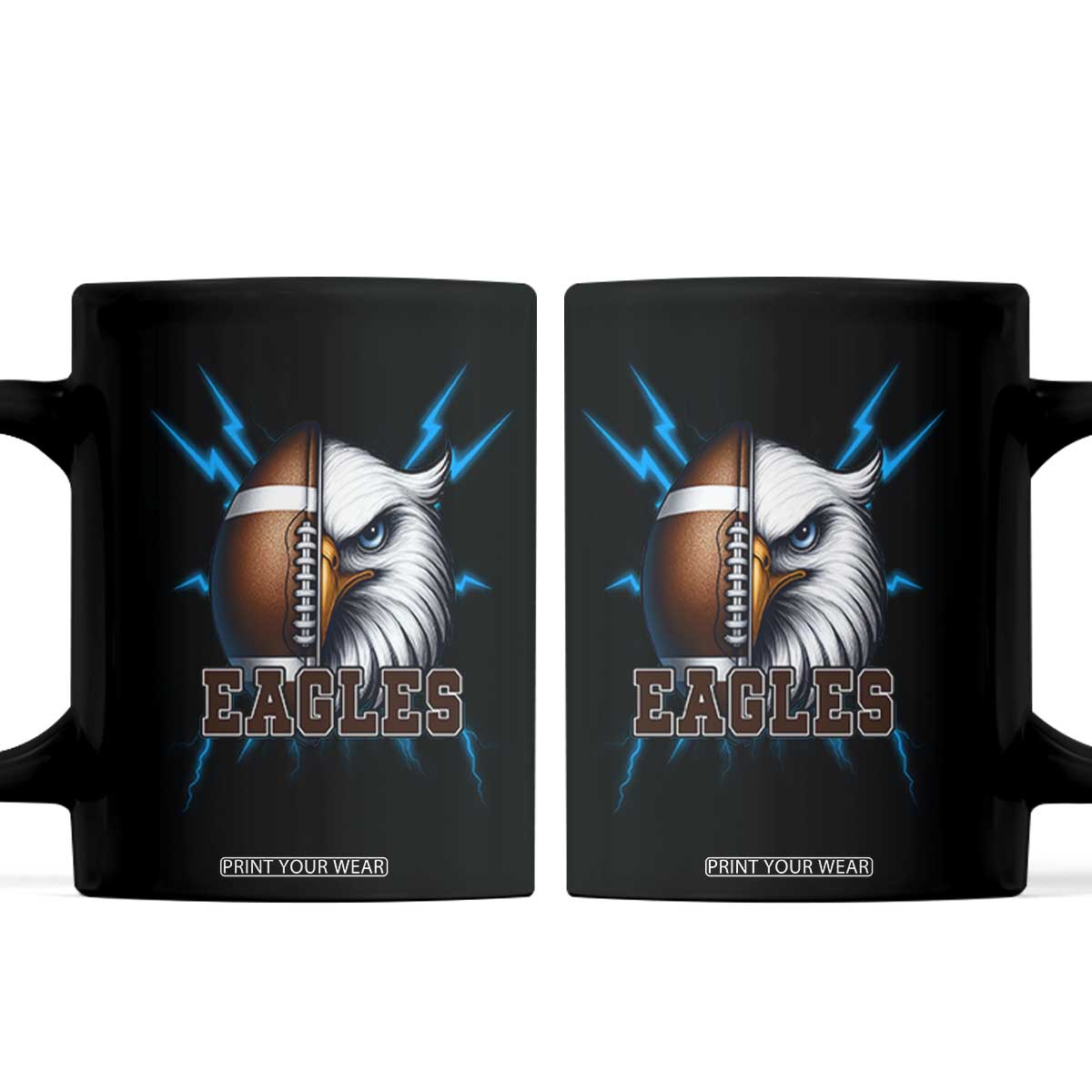 EF Power PFE Game Day Sports Fan Gift Coffee Mug TS12 Black Print Your Wear