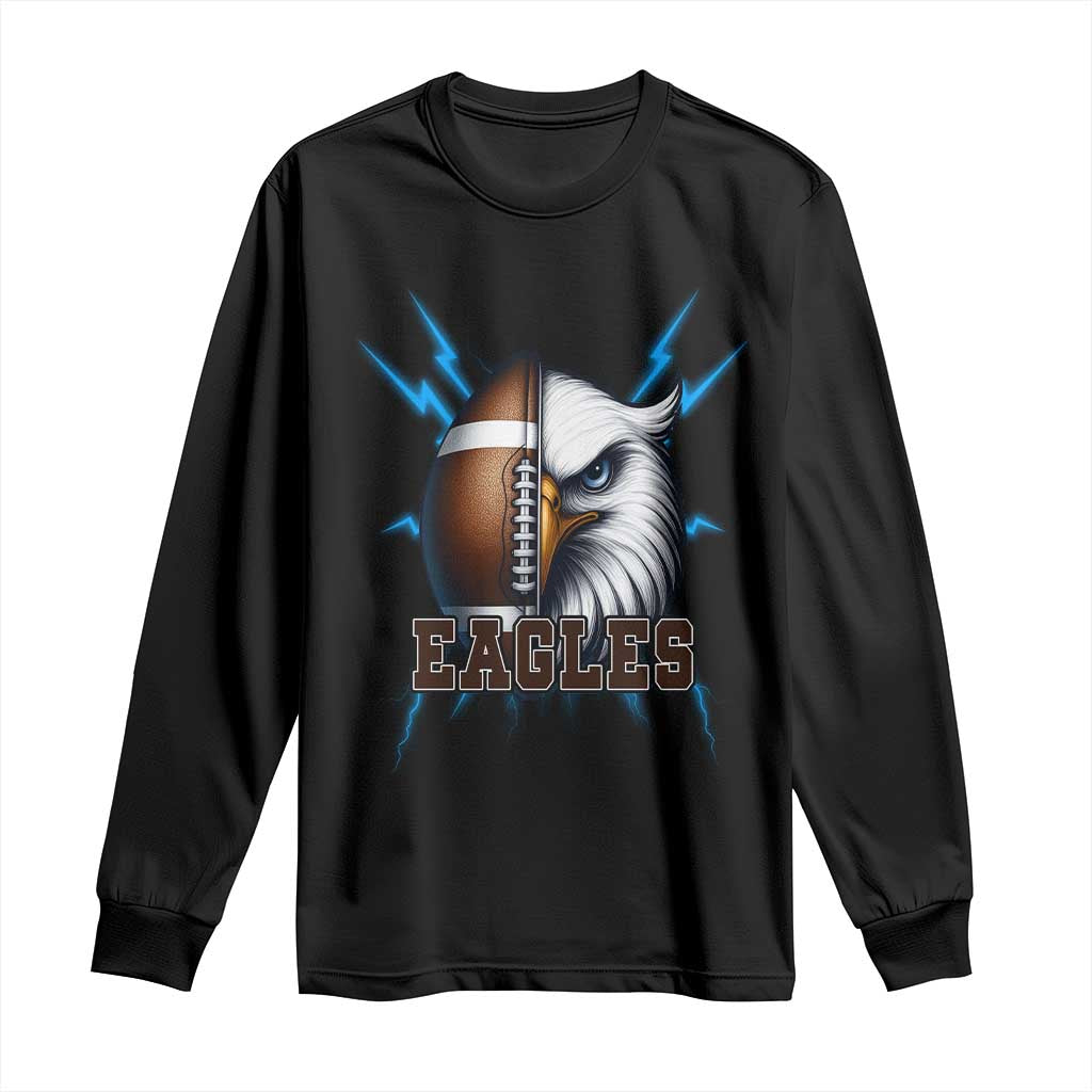 EF Power PFE Game Day Sports Fan Gift Long Sleeve Shirt TS12 Black Print Your Wear