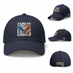 EF Lover Patriotic Eagle American Flag Gift Baseball Cap TS12 Baseball Cap Universal Fit Navy Print Your Wear