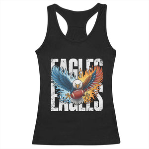 EF Lover Patriotic Eagle American Flag Gift Racerback Tank Top TS12 Black Print Your Wear