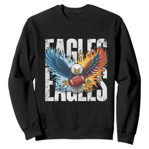 EF Lover Patriotic Eagle American Flag Gift Sweatshirt TS12 Black Print Your Wear