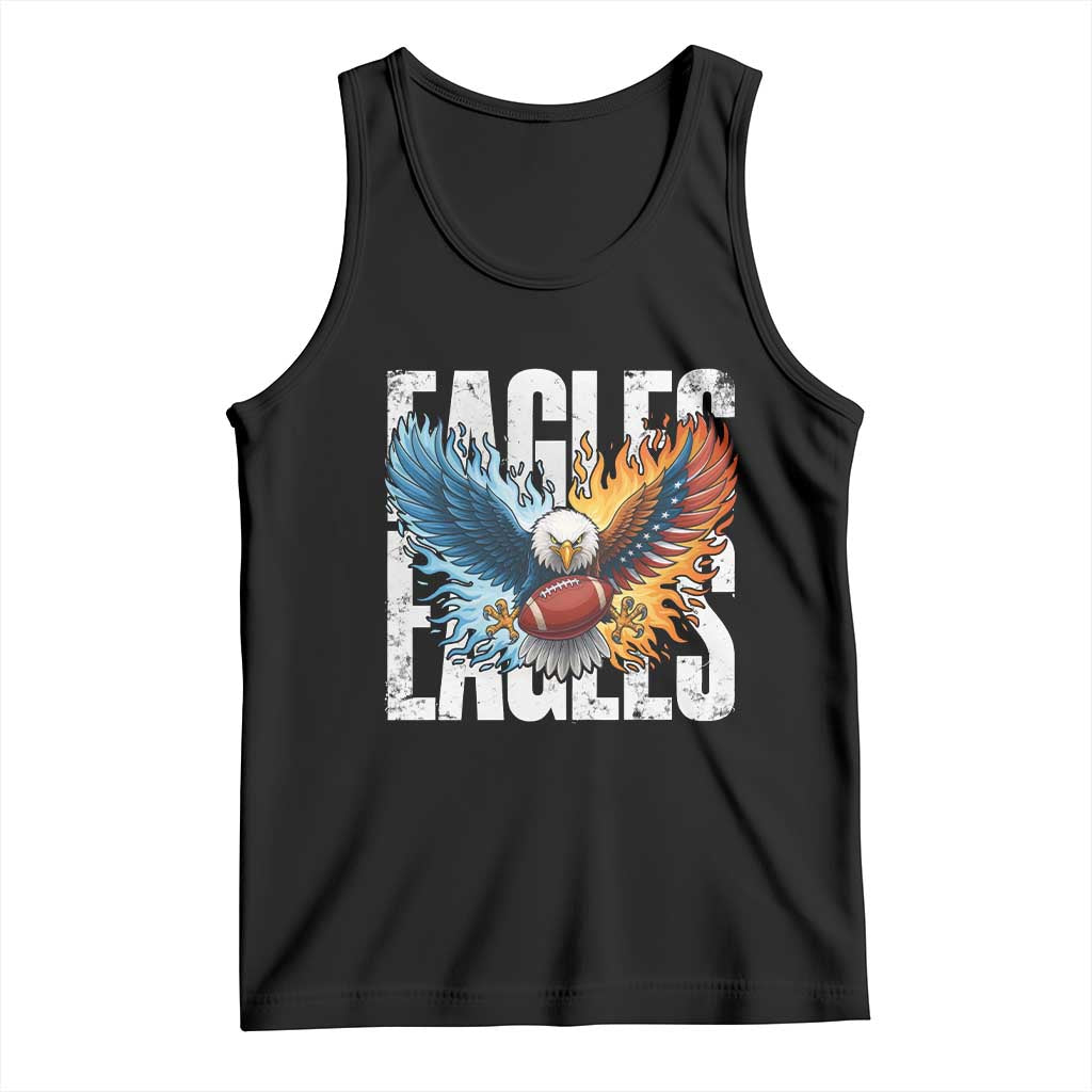 EF Lover Patriotic Eagle American Flag Gift Tank Top TS12 Black Print Your Wear