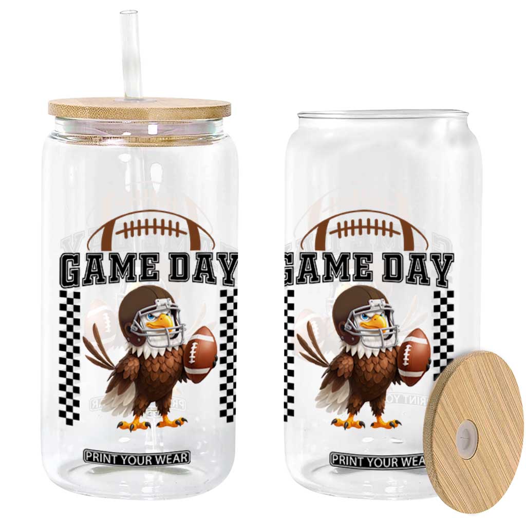 Funny EFF Game Day Humor Gift Glass Can TS12 Print Your Wear