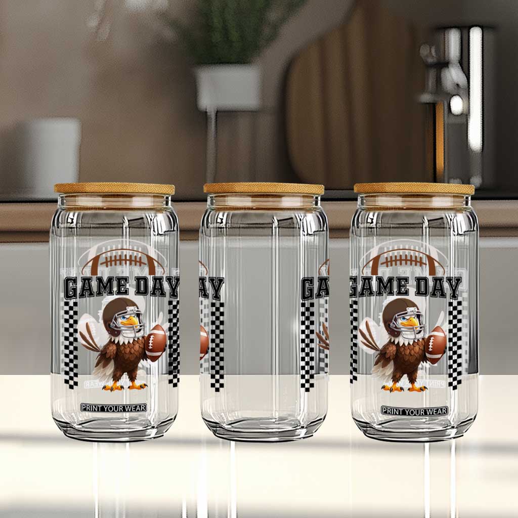 Funny EFF Game Day Humor Gift Glass Can TS12 Print Your Wear