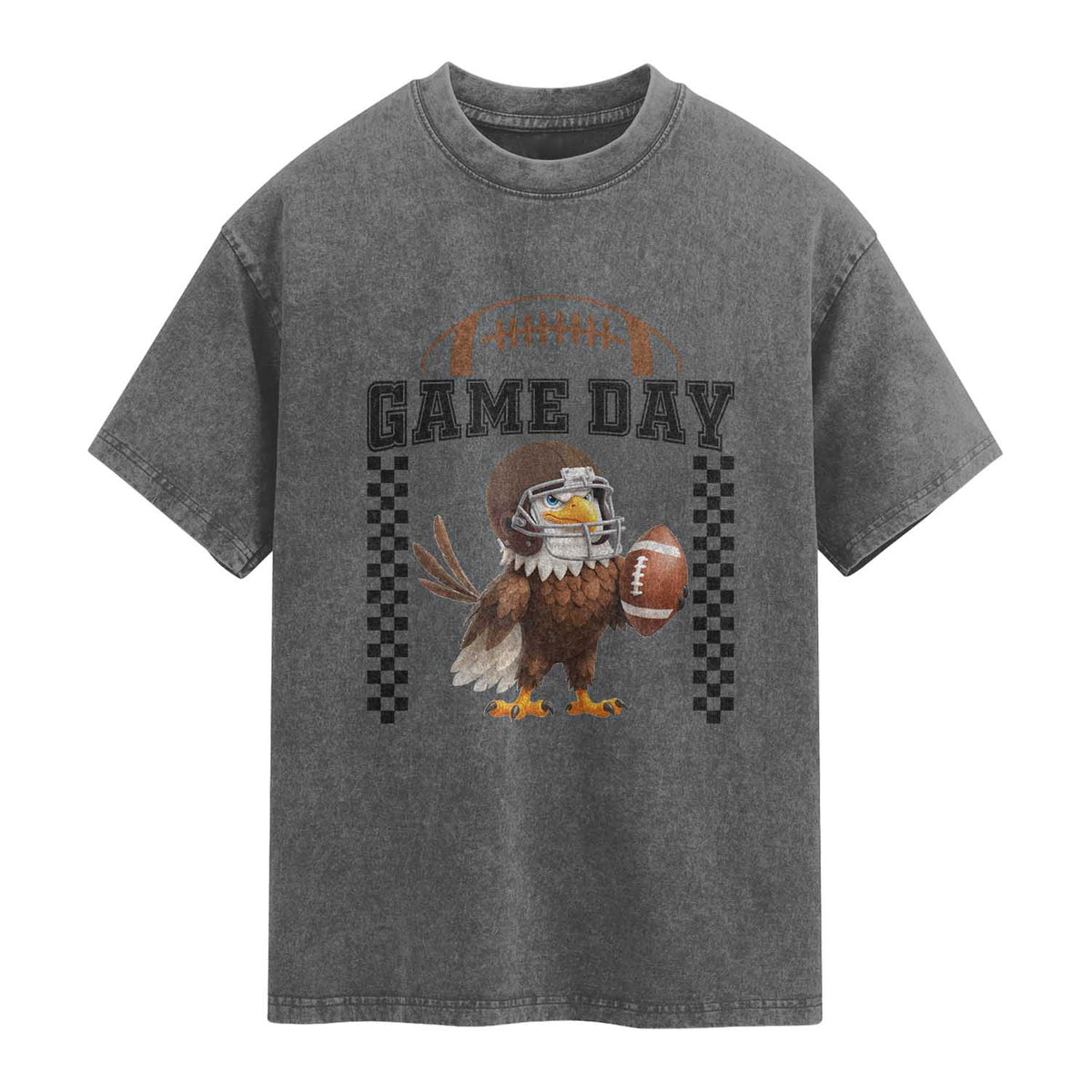 Funny EFF Game Day Humor Gift Washed Cotton T-Shirt