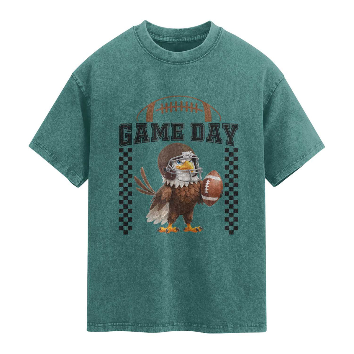 Funny EFF Game Day Humor Gift Washed Cotton T-Shirt