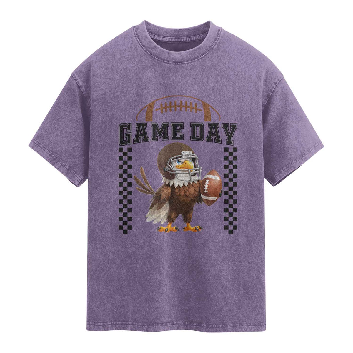 Funny EFF Game Day Humor Gift Washed Cotton T-Shirt