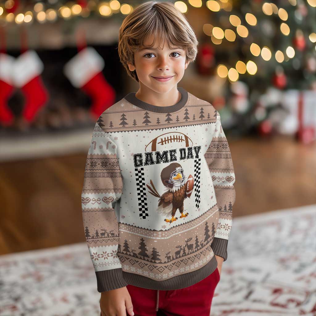 Funny EFF Game Day Humor Gift Ugly Christmas Sweater TS12 Mocha Mousse Print Your Wear