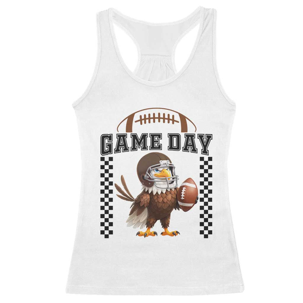 Funny EFF Game Day Humor Gift Racerback Tank Top TS12 White Print Your Wear
