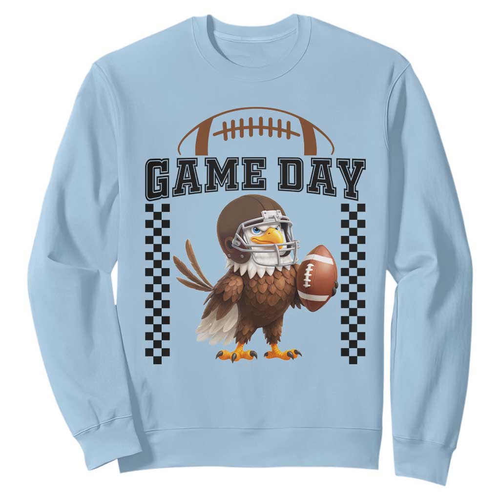 Funny EFF Game Day Humor Gift Sweatshirt TS12 Light Blue Print Your Wear