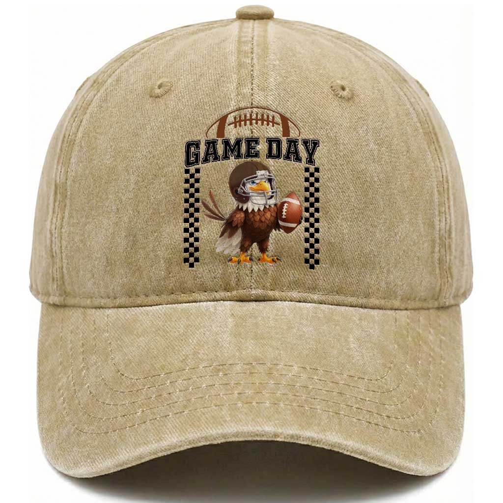 Funny EFF Game Day Humor Gift Washed Cotton Baseball Cap TS12 Print Your Wear