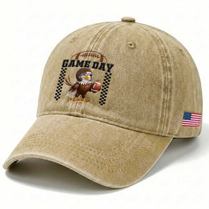 Funny EFF Game Day Humor Gift Washed Cotton Baseball Cap TS12 Print Your Wear