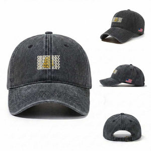 GFF Cheese Lover Washed Cotton Baseball Cap Supporter Gift Idea TS12 Washed Cap Universal Fit Dark Gray Print Your Wear
