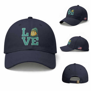 GFF Lover Football Fan Supporter Gift Idea Baseball Cap TS12 Baseball Cap Universal Fit Navy Print Your Wear