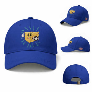 Funny Chz Head Football Player Sports Gift Idea Baseball Cap TS12 Baseball Cap Universal Fit Royal Blue Print Your Wear