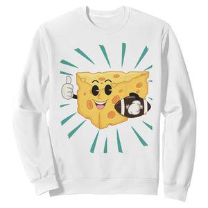 Funny Chz Head Football Player Sports Gift Idea Sweatshirt TS12 White Print Your Wear